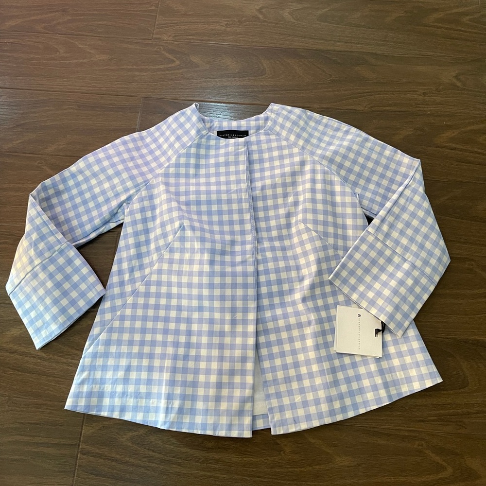 Victoria Beckham checker jacket